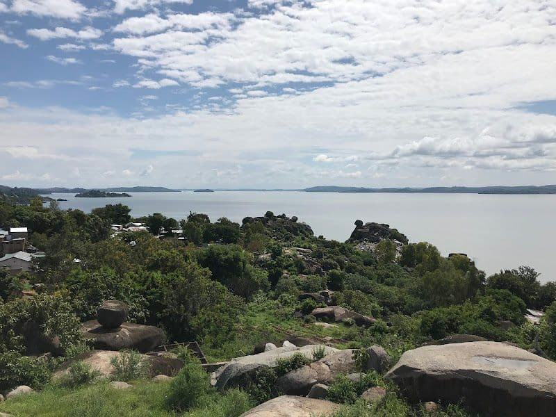Stroll along Capri Point and enjoy lake views