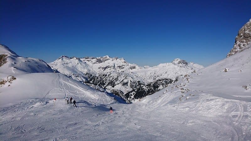 Skiing and Snowboarding at Arlberg Ski Area