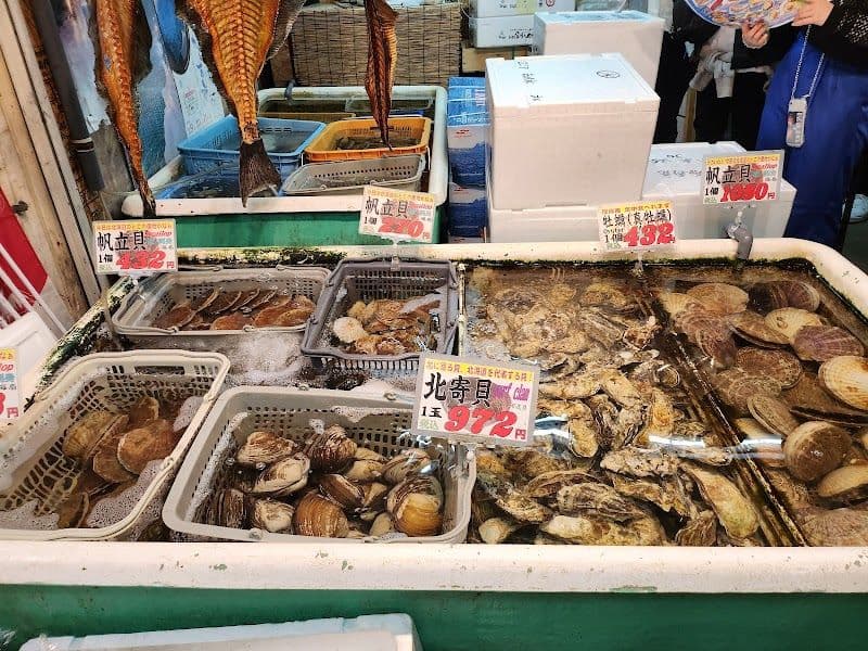 Sample Fresh Seafood at Sankaku Market