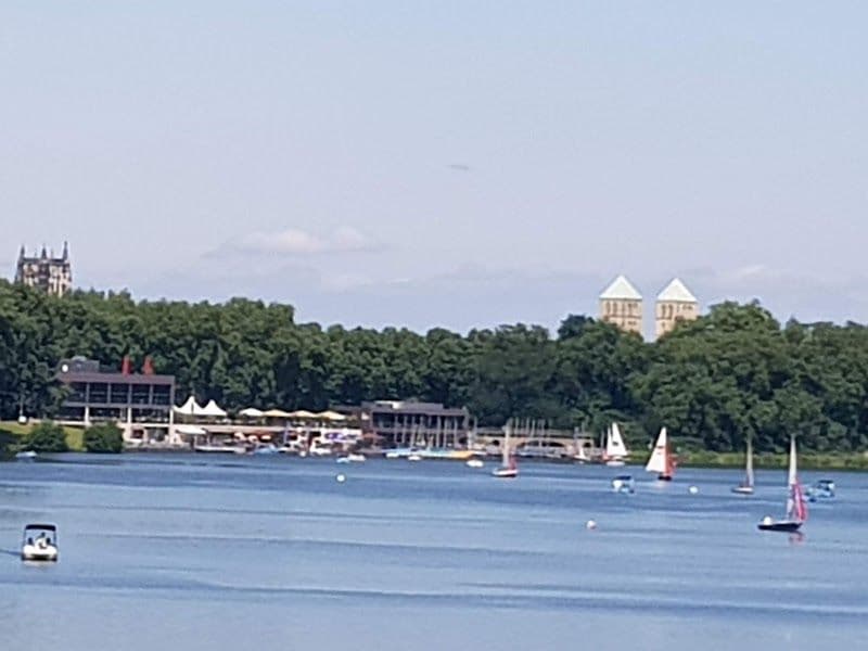 Stroll around the Aasee Lake