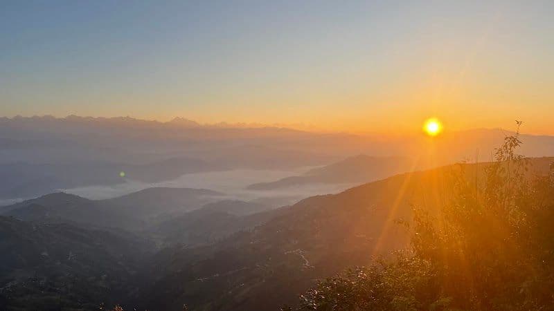 Watch the Sunrise Over the Himalayas