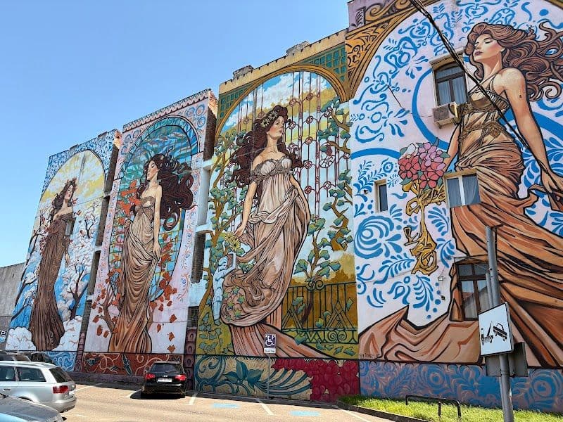 Admire Art Nouveau architecture in the city center