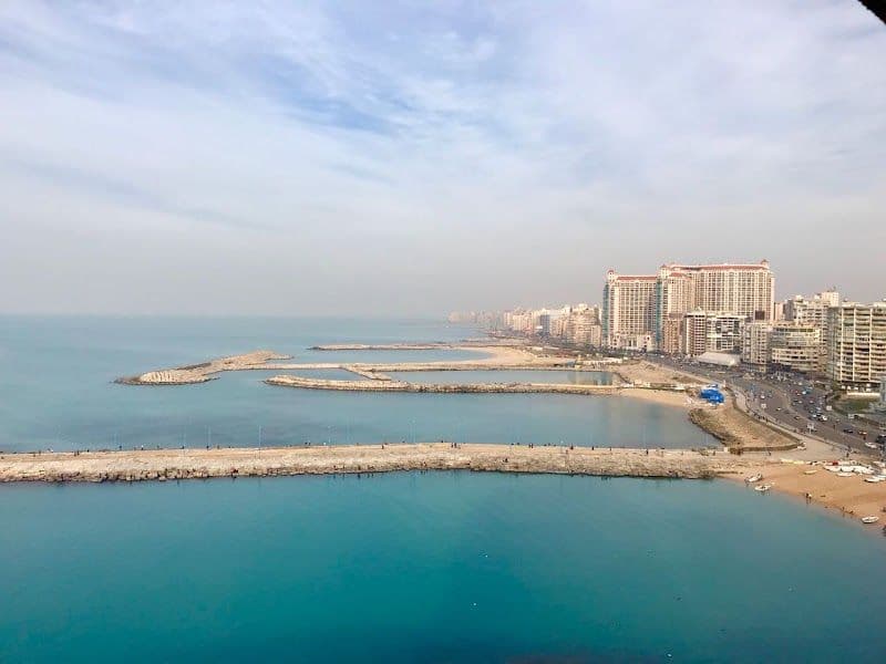 Walk along the Corniche and enjoy the Mediterranean views