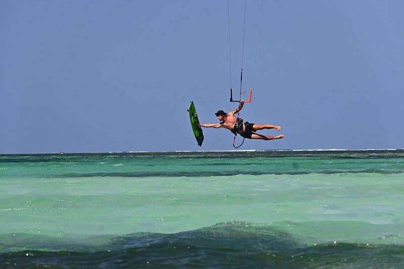 Kite Surfing at Galu Beach