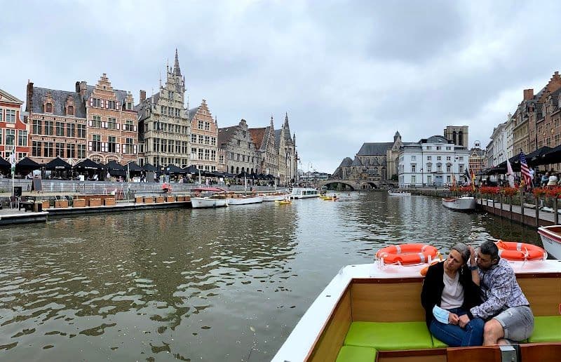 Boat tour on the Leie River