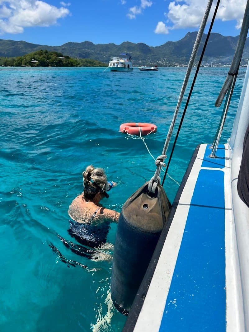 Snorkeling at Saint Anne Marine National Park