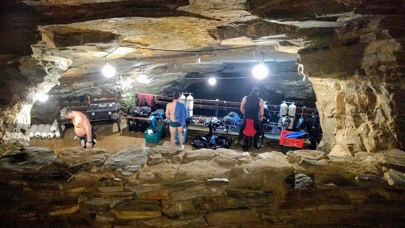 Take a guided tour of the Mina da Passagem gold mine