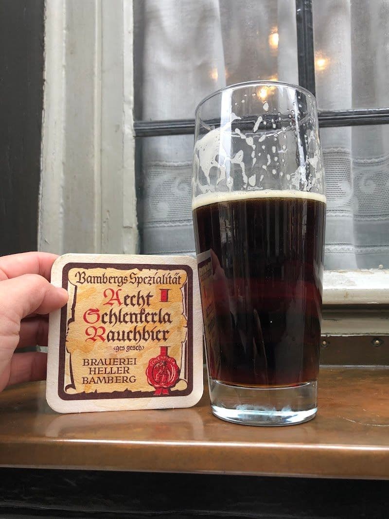 Taste Smoked Beer Rauchbier at Schlenkerla Brewery