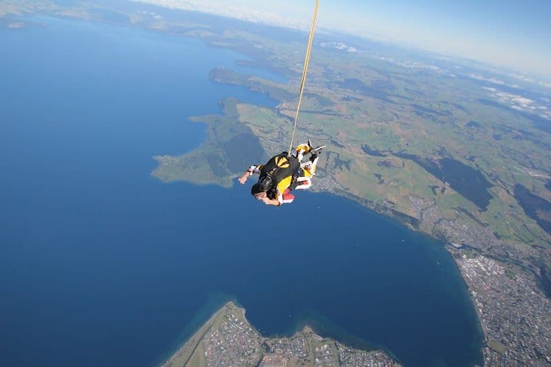 Skydiving Over Lake Taupo