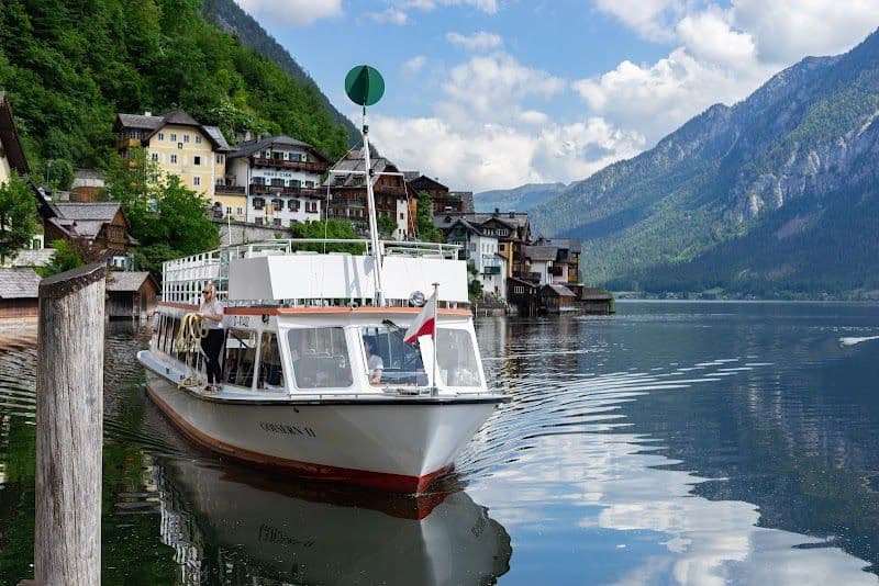 Take a scenic boat ride on Lake Hallstatt