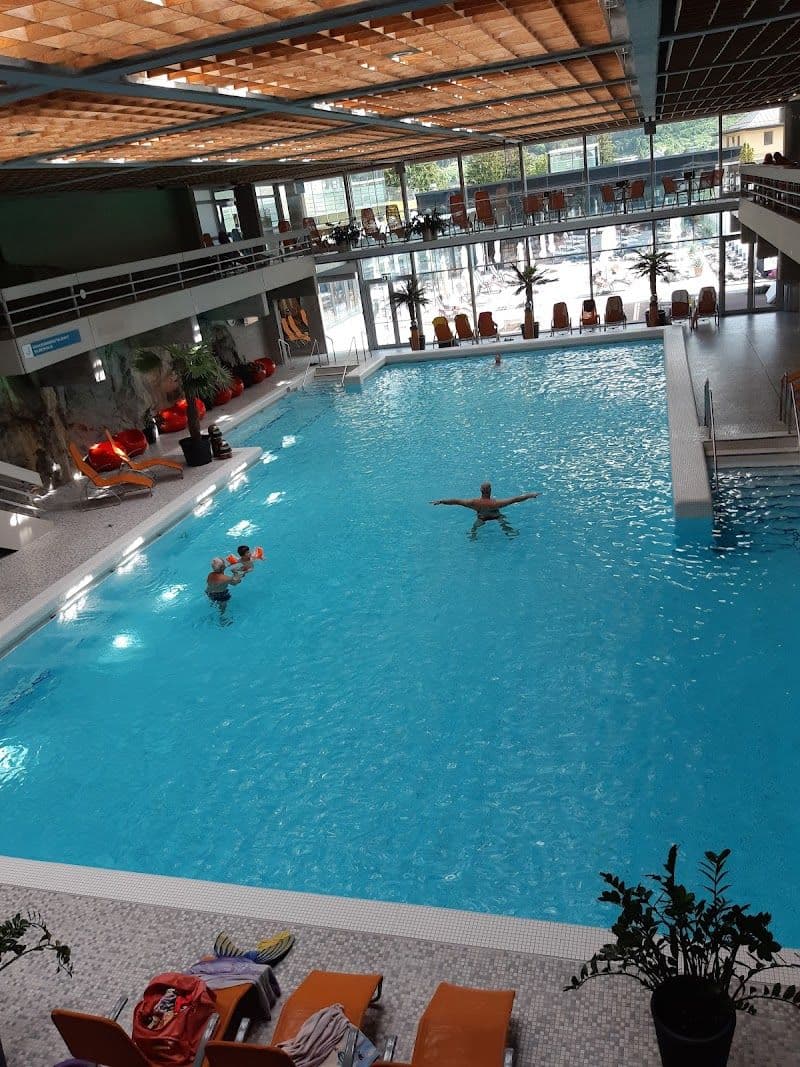 Relaxing at the Felsentherme Spa