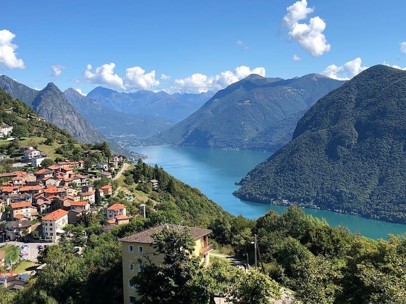 Explore Monte Brè via funicular for panoramic views