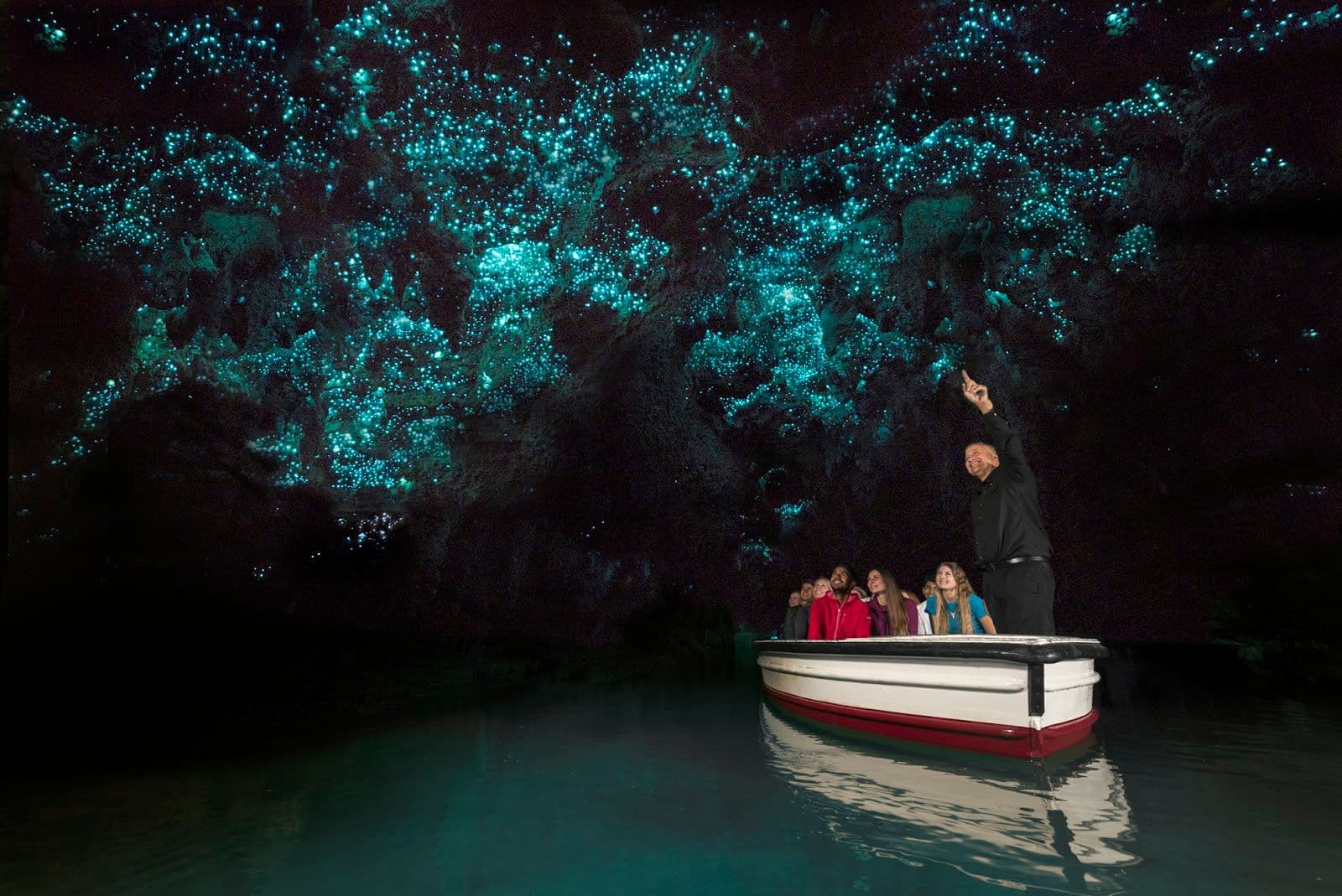 Waitomo Caves, New Zealand: Glowing Blue Wonderland