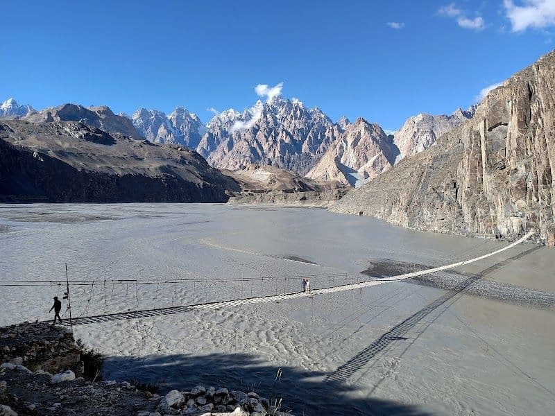 Explore Passu Cones and Suspension Bridge - Passu - Pakistan
