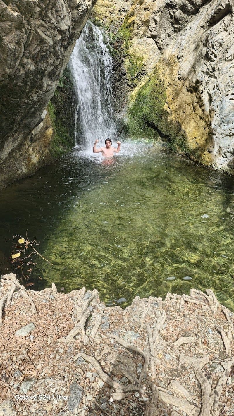 Millomeris Waterfall Sign - Pano Platres - Cyprus